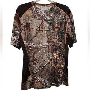Men's Realtree Short Sleeve Camo Shirt‎ Size Medium